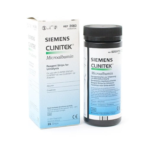 Clinitek Microalbumin 2, 25 pcs Medvana UK