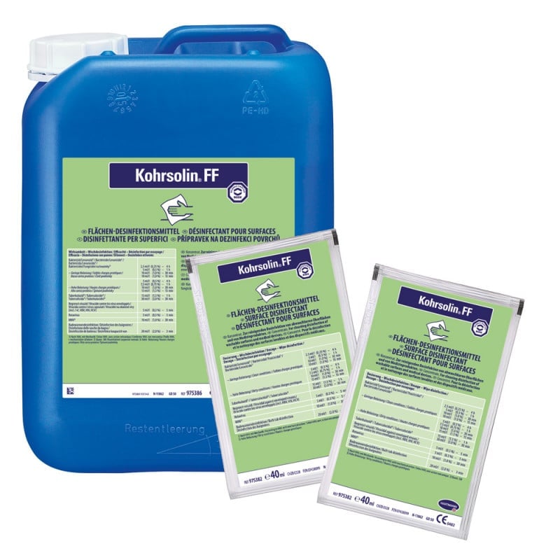 Kohrsolin® FF Disinfecting Cleaner 40 ml bags Medvana UK