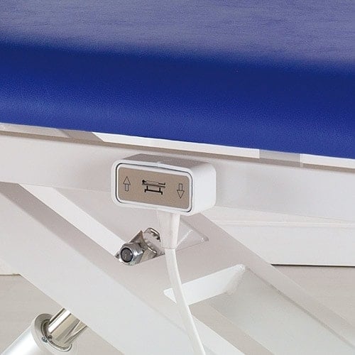 Electric Examination Couch pure white | red Medvana UK