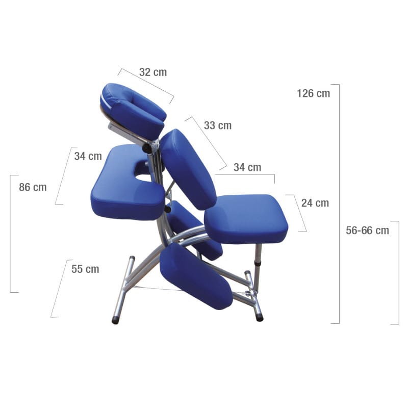 «Benoa» Mobile Massage Chair yellow Medvana UK