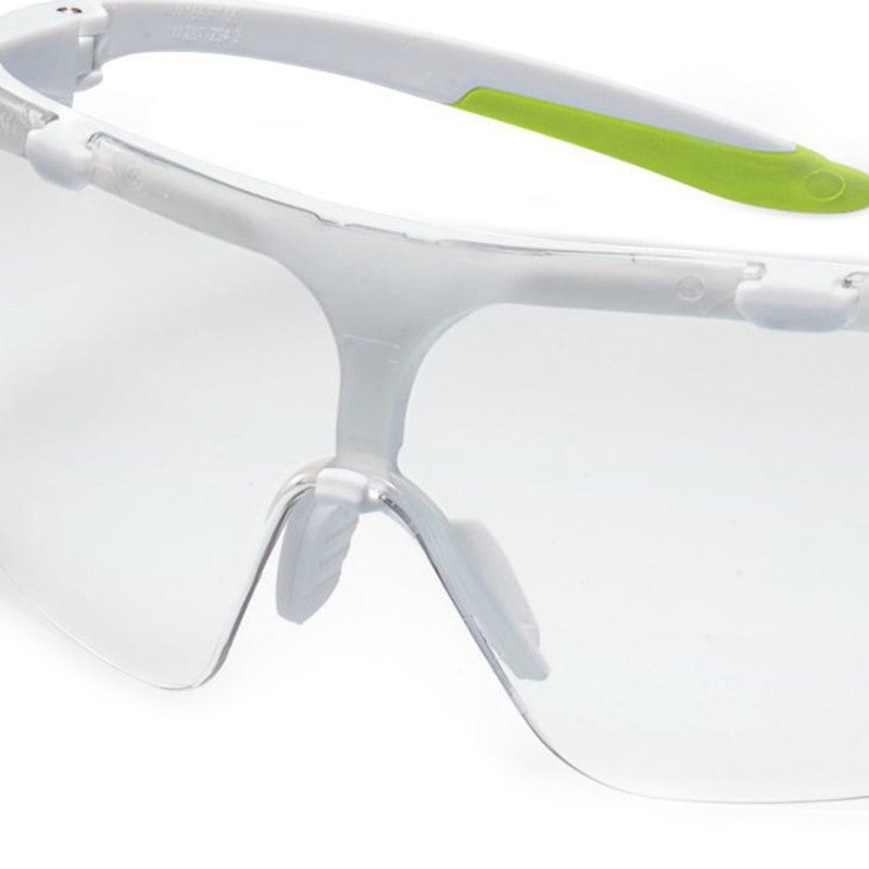 Uvex Super Fit Safety Glasses white-lime Medvana UK