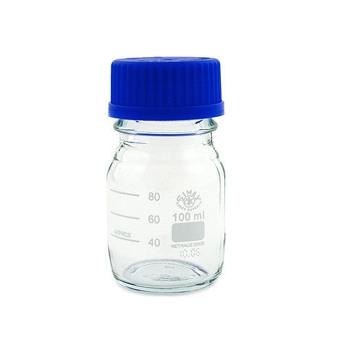Glass Laboratory Bottles 100 ml Medvana UK
