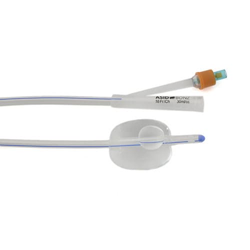 UROSID Basic Nelaton Silicone Balloon Catheter, Dual Lumen CH 22 Medvana UK