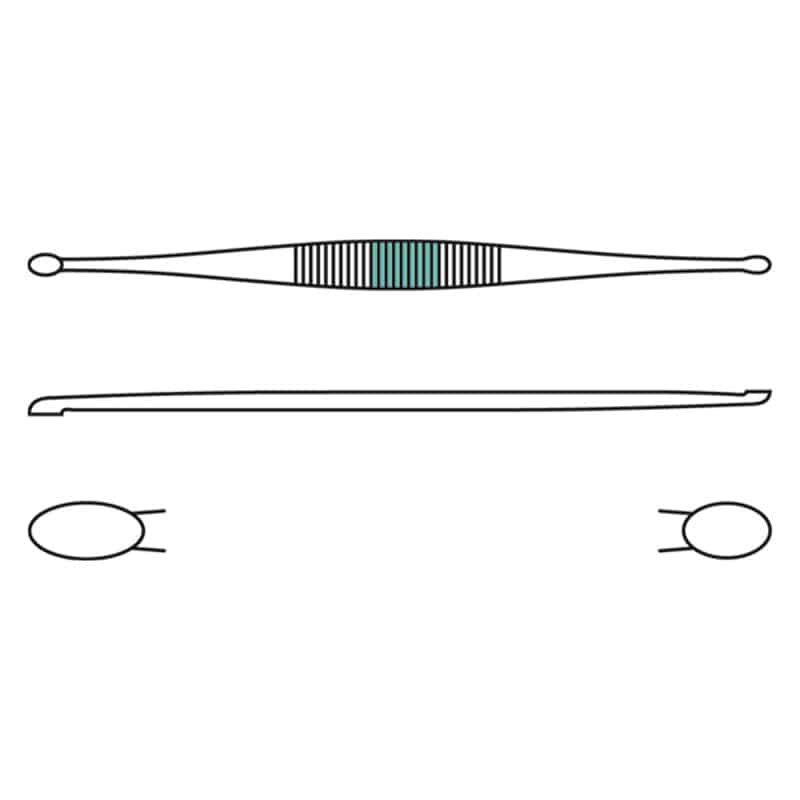 Williger Curette, 16.5 cm Medvana UK