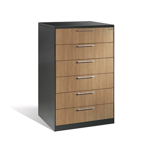 Designer A5 Filing Cabinet 3 drawers, 2 tracks | light blue Medvana UK