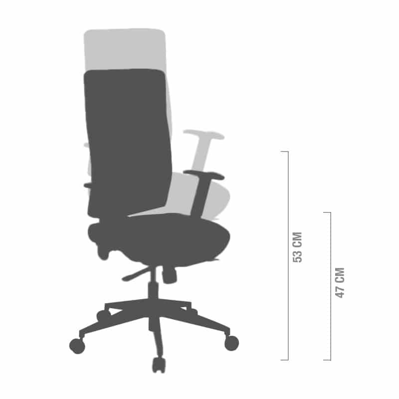 Desk Chair grey Medvana UK