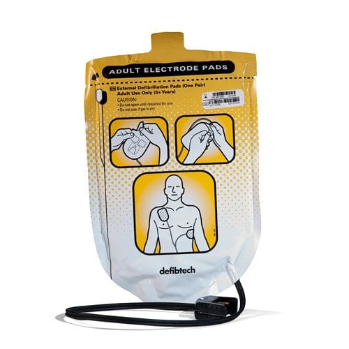 LifeLine Defibrillator Pads for adults Medvana UK