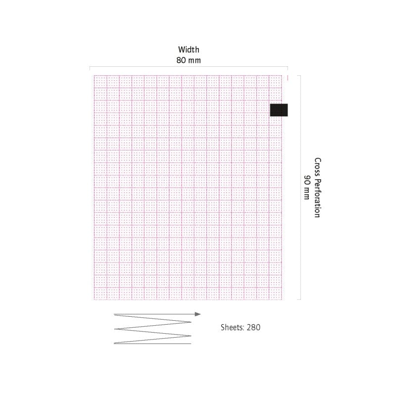 ECG Paper for GE MAC 600-400 Medvana UK