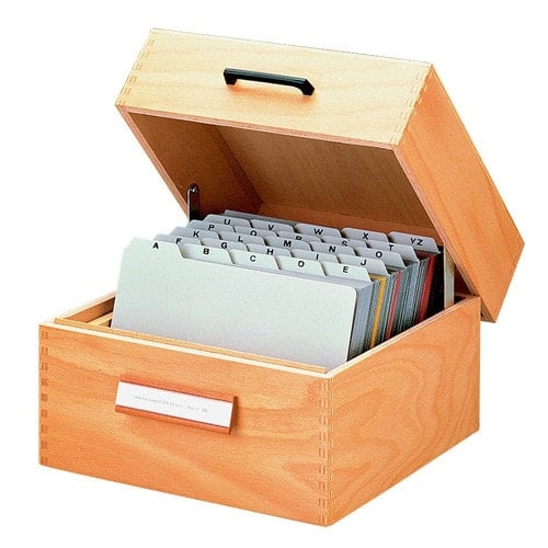 Wooden Filing Box Medvana UK