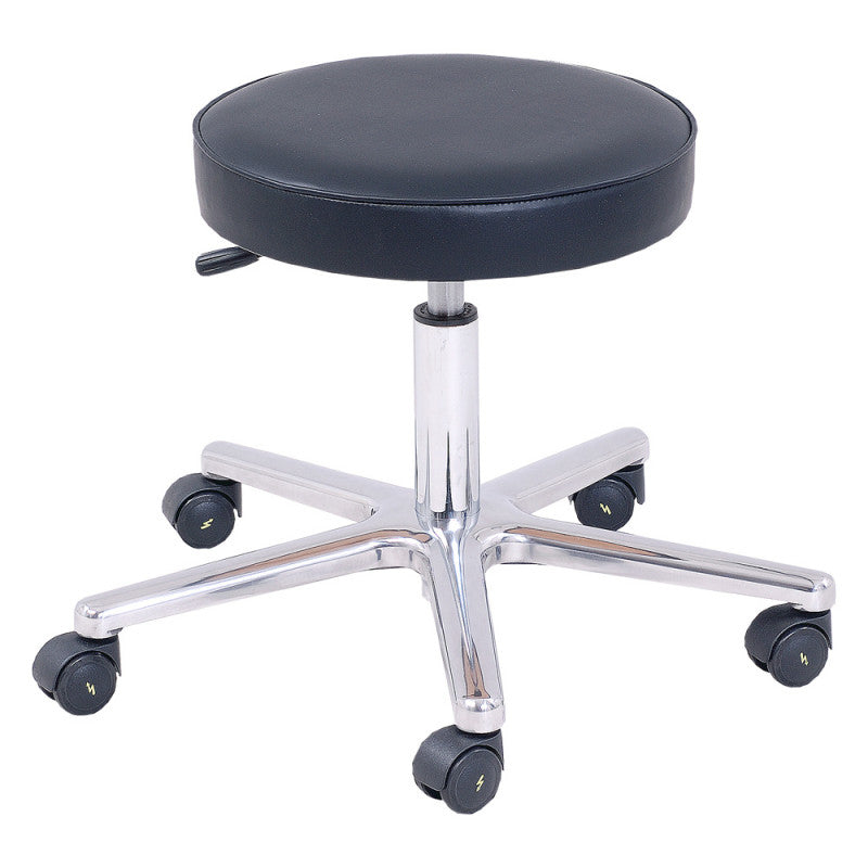 Surgical Stool, Electrically Conductive Height Adjustable from 43-55 cm, Hand Lever