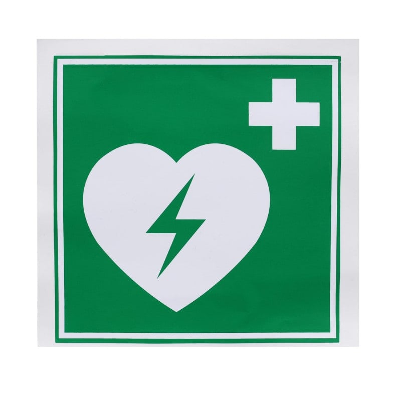 AED Sticker 15 x 15 cm Medvana UK
