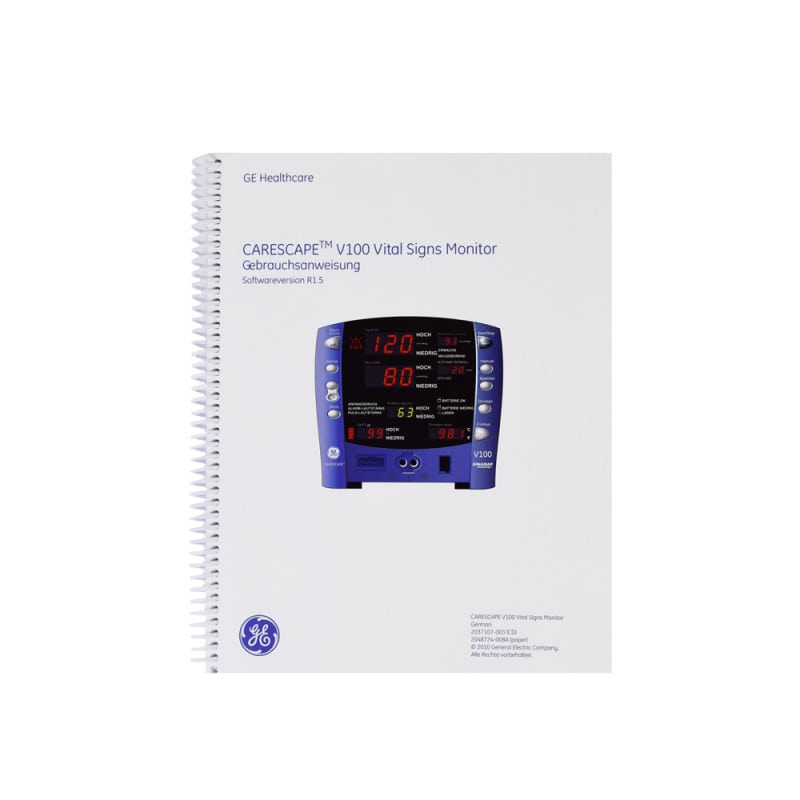 GE Carescape V100 Masimo SpO2 sensor | with thermal printer Medvana UK