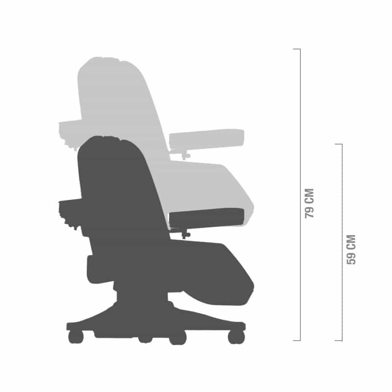 «Comfysit» Electric Blood Drawing Chair wine Medvana UK