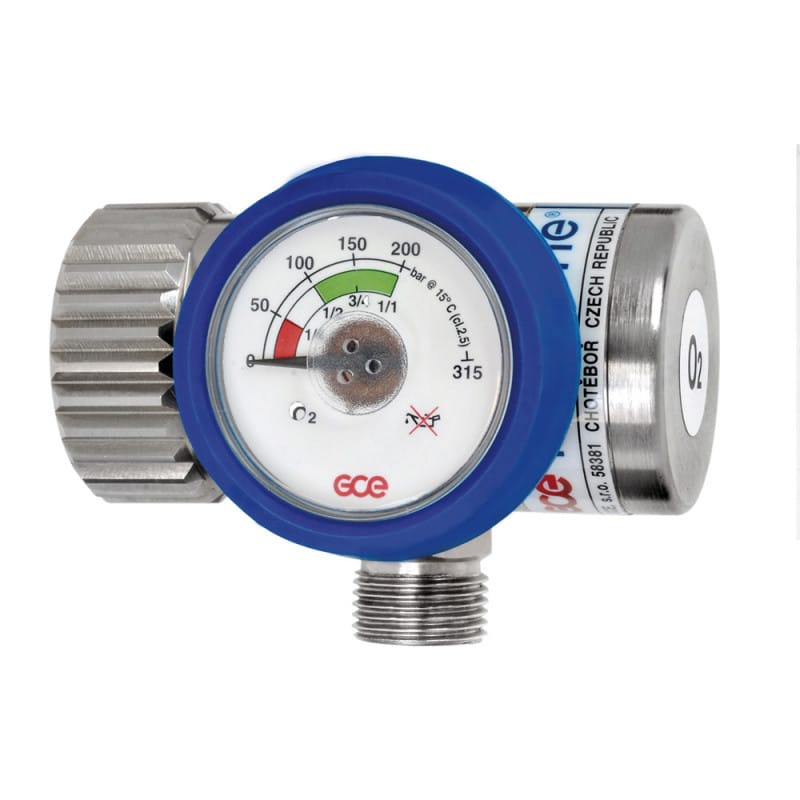 Medireg O₂D Pressure Regulator 3-8" G output valve