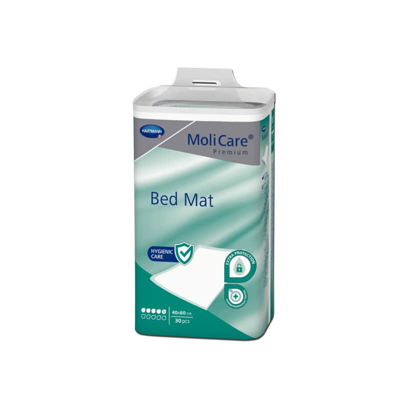 MoliCare Premium Bed Mat 5 60 x 60 cm, 30 pcs Medvana UK