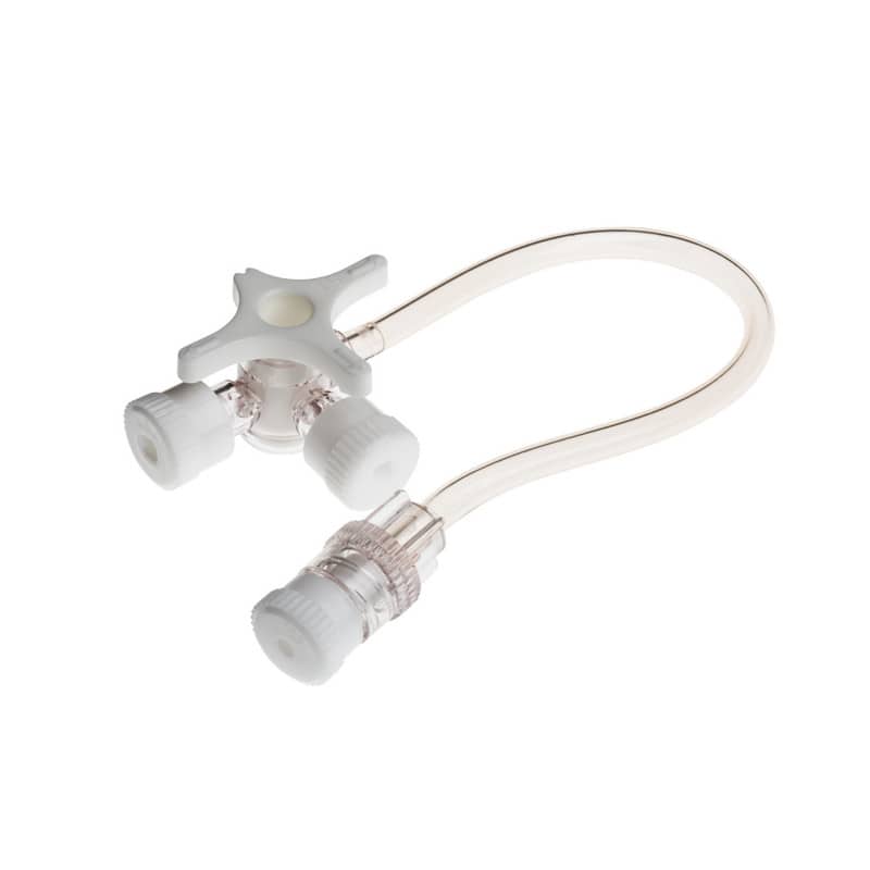 BD Connecta™ 3-way Stopcock with Extension Line 50 cm (20 PCS) Medvana UK