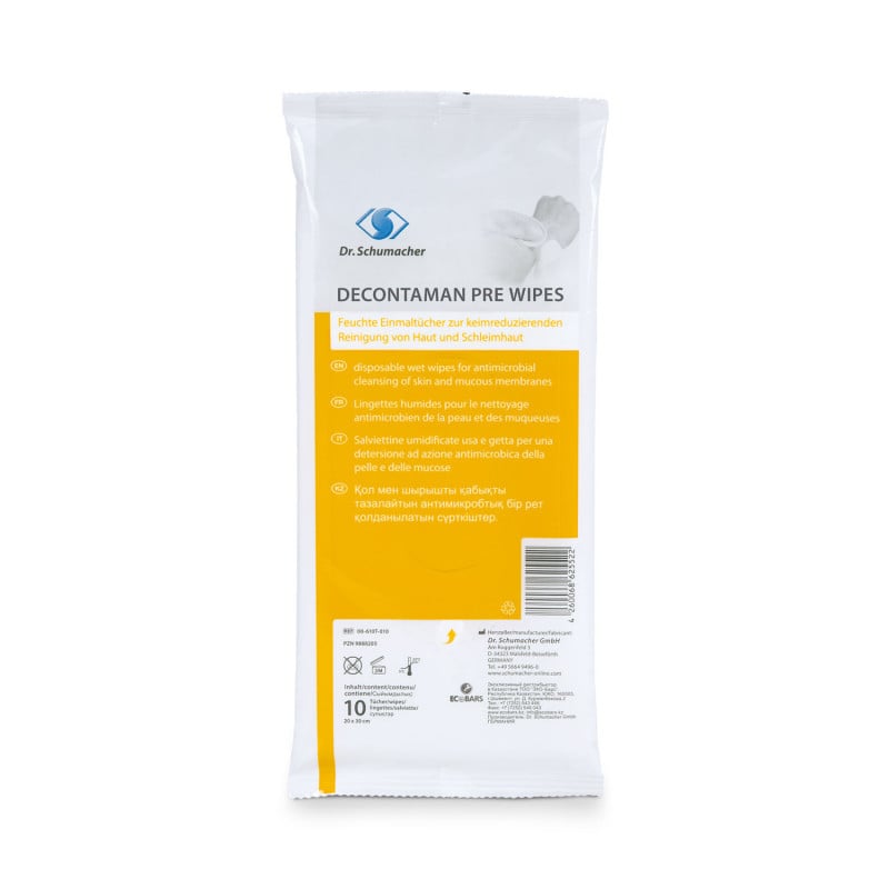DECONTAMAN PRE WIPES Medvana UK
