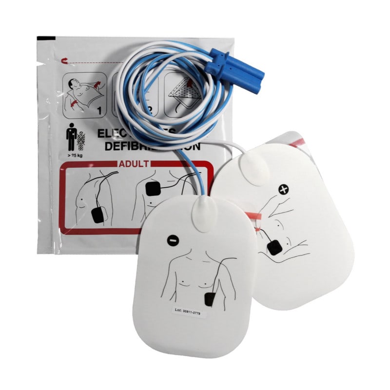 FRED easy Electrodes for adults, pre-connected Medvana UK