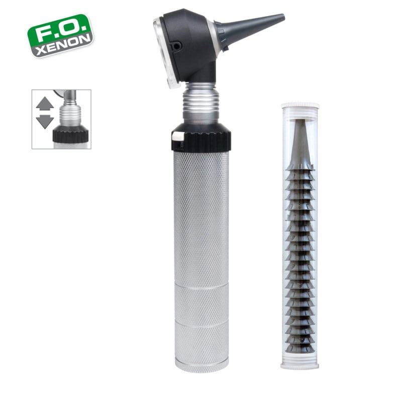 KaWe Combilight F.O. 30 Otoscope, Xenon 3.5 V (with rechargeable battery) Medvana UK