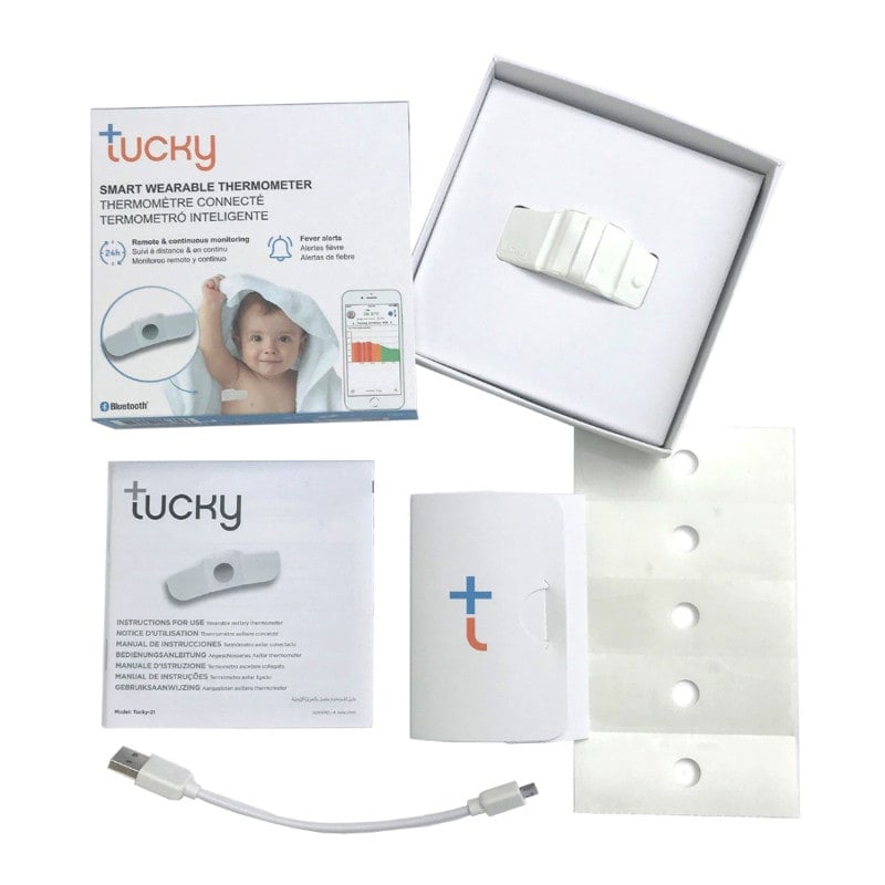 TUCKY-21 Smart Wearable Thermometer Medvana UK