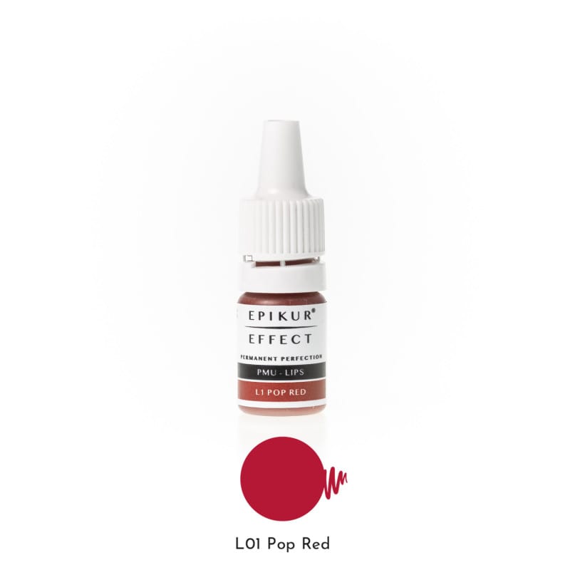 Epikur Effect® PMU Lip Pigment L13 Cherry Red Medvana UK