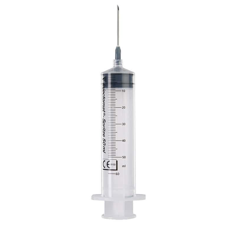 Injectomat® Syringe 50 ml light protected (orange) Medvana UK