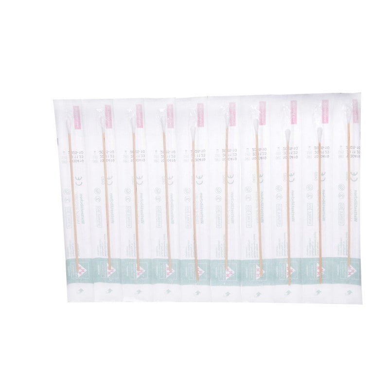 Sterile Cotton Swabs WA 1s single Medvana UK