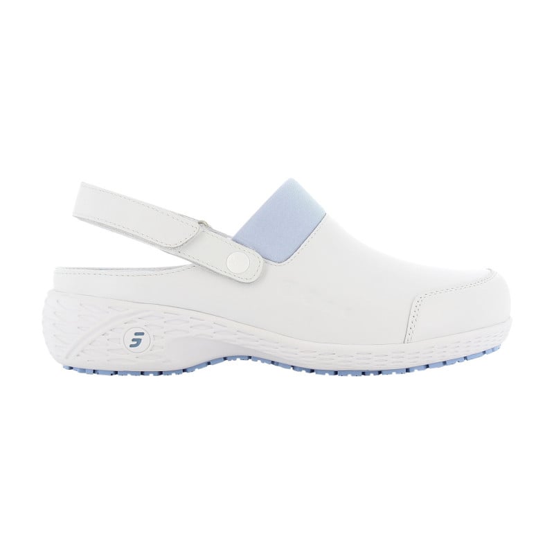 SHEILA Leather Work Shoe 40 | white Medvana UK