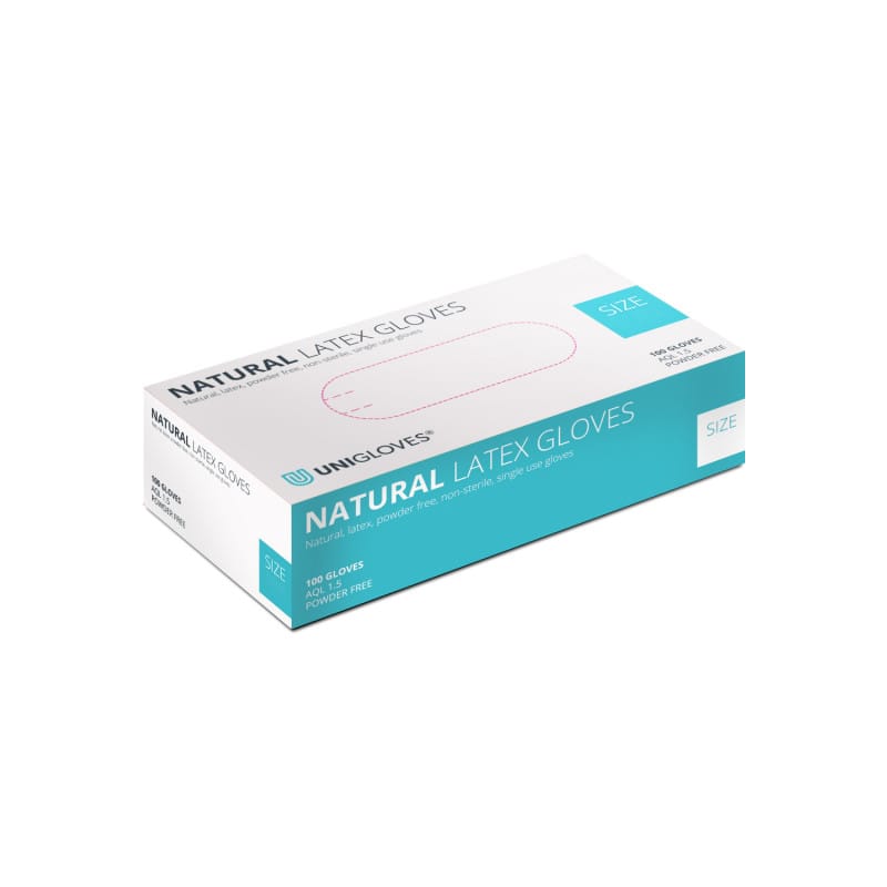 Natural Latex Examination Gloves Medvana UK