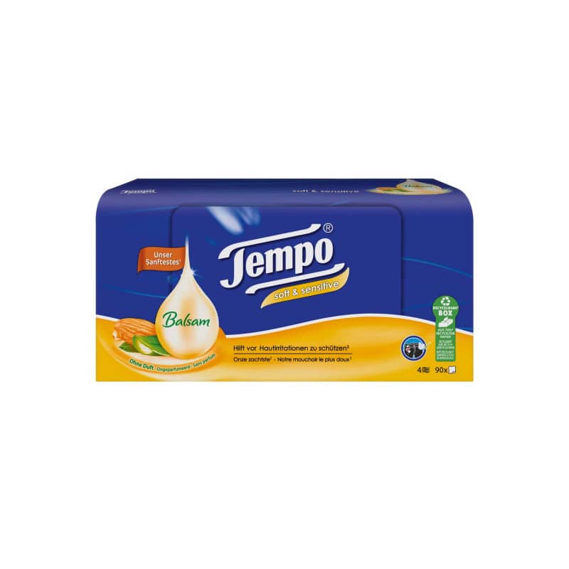TEMPO Tissues Soft & Sensitive Dispenser box Medvana UK