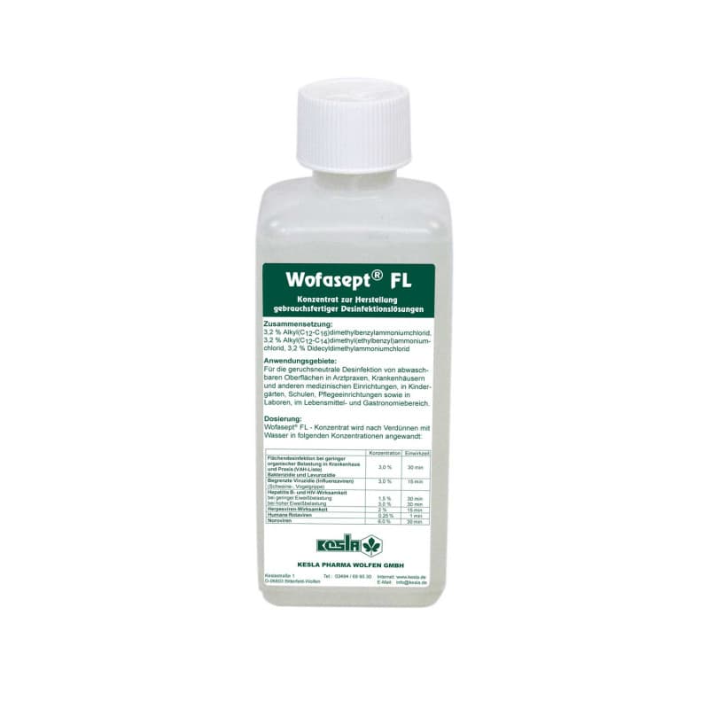 Wofasept® FL Concentrate 250 ml Bottle Medvana UK