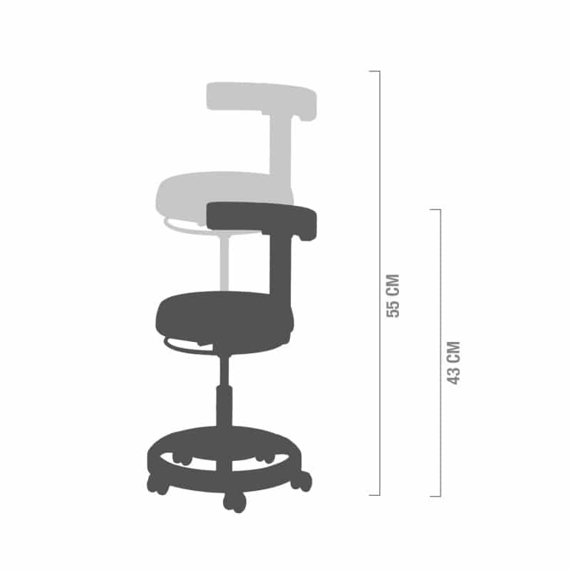 CDS 301 Swivel Chair royal blue Medvana UK