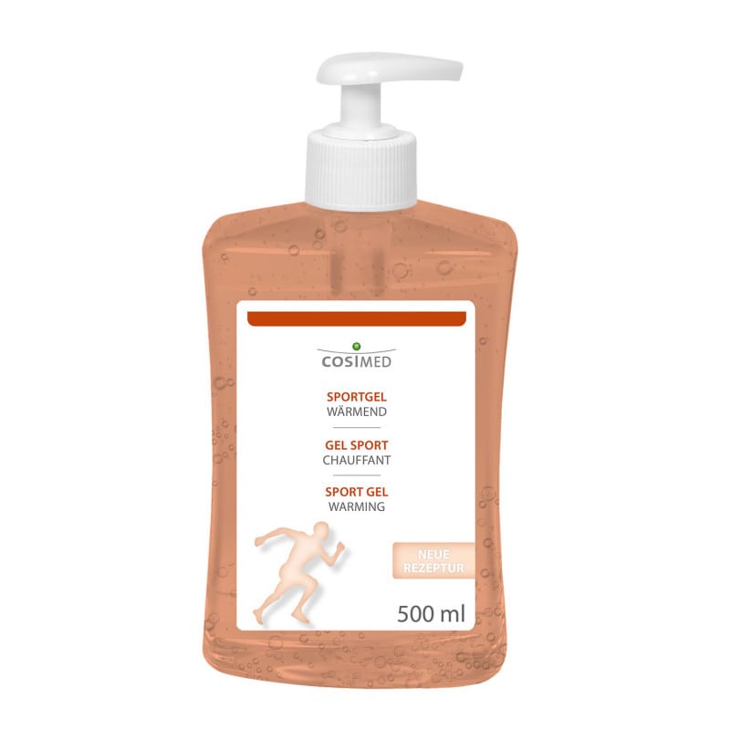 Warming Sports Gel 500 ml bottle Medvana UK