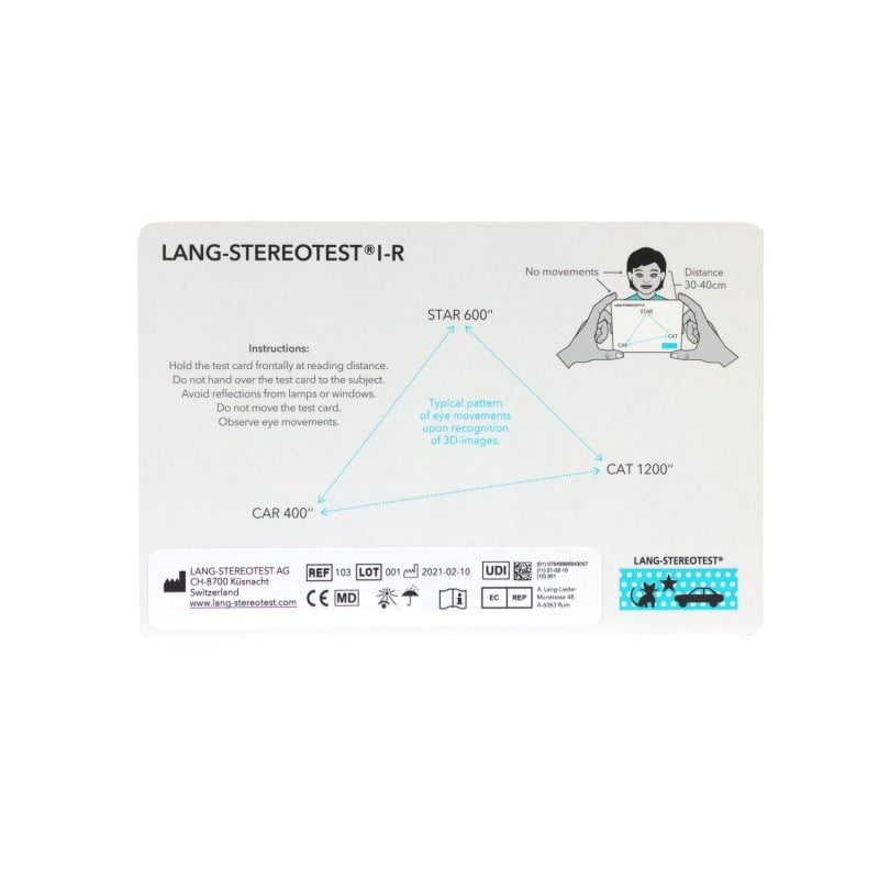 Lang Stereotest I-R Medvana UK
