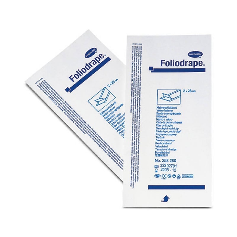 Foliodrape Adhesive Surgical Strips 10 x 50 cm, individually sterile packed (blue) Medvana UK