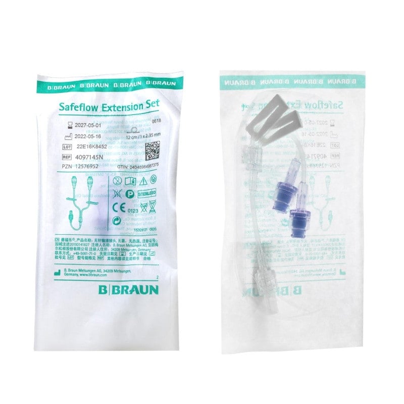 Safeflow Y-Extension Sets with back-check valve Medvana UK