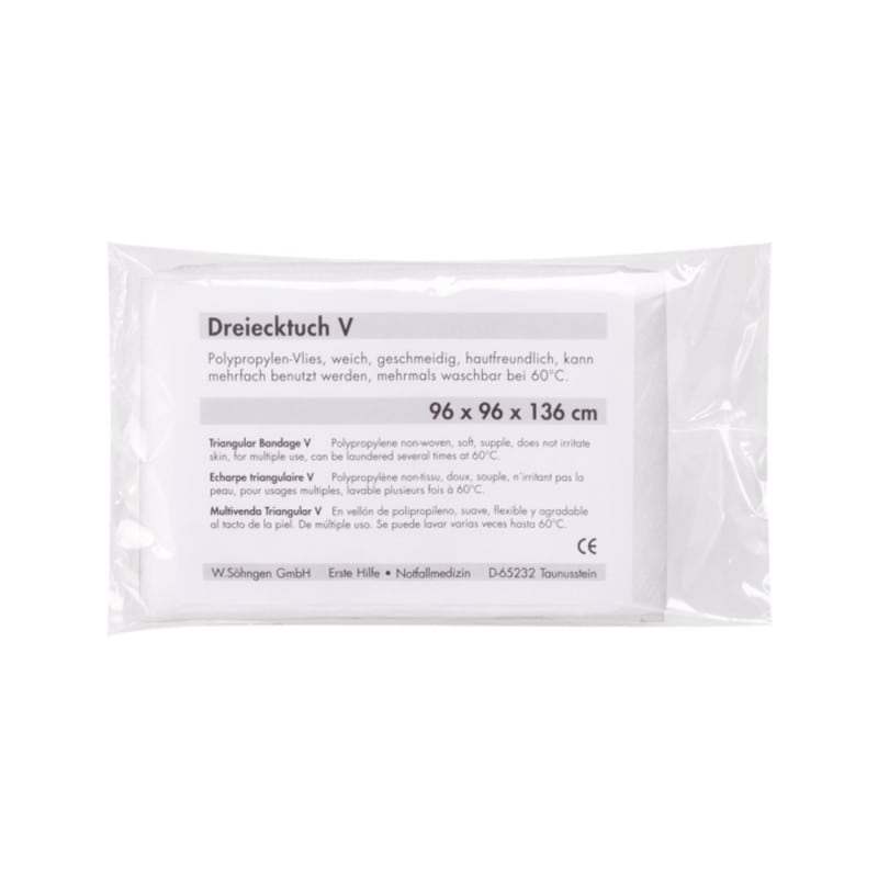 Triangular Bandage V black Medvana UK