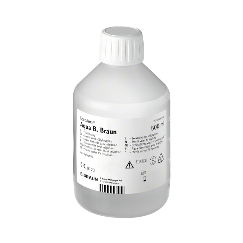 Aqua B. Braun, Ecotainer® 10 x 500 ml Medvana UK