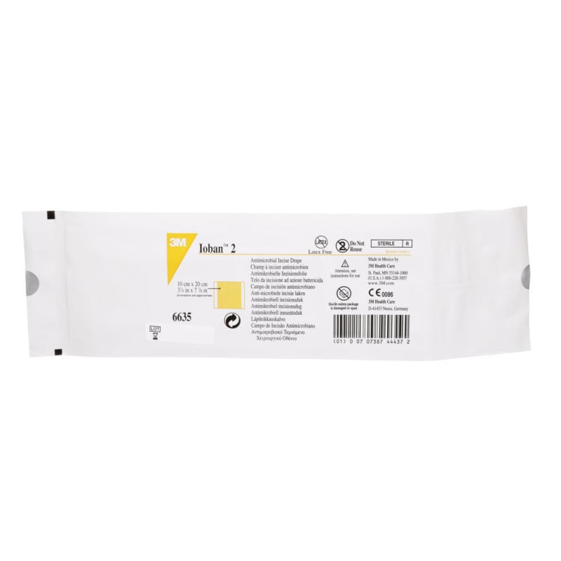 3M™ Ioban™ 2 Antimicrobial Incise Drape 10 x 10 cm Medvana UK