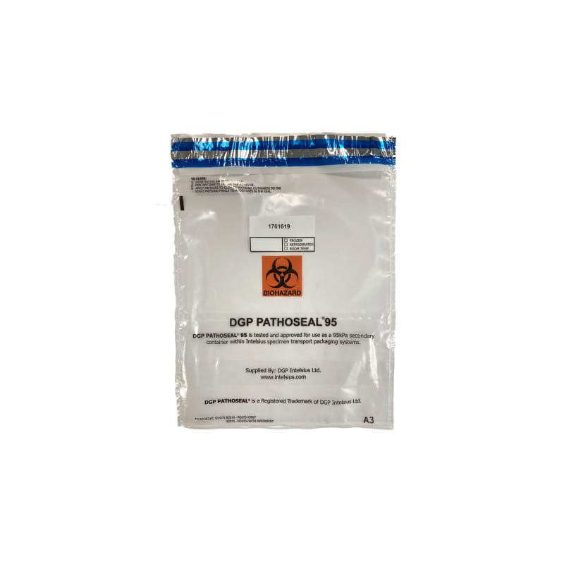 Pathoseal Sample Transport Bag A6 with absorbent Medvana UK