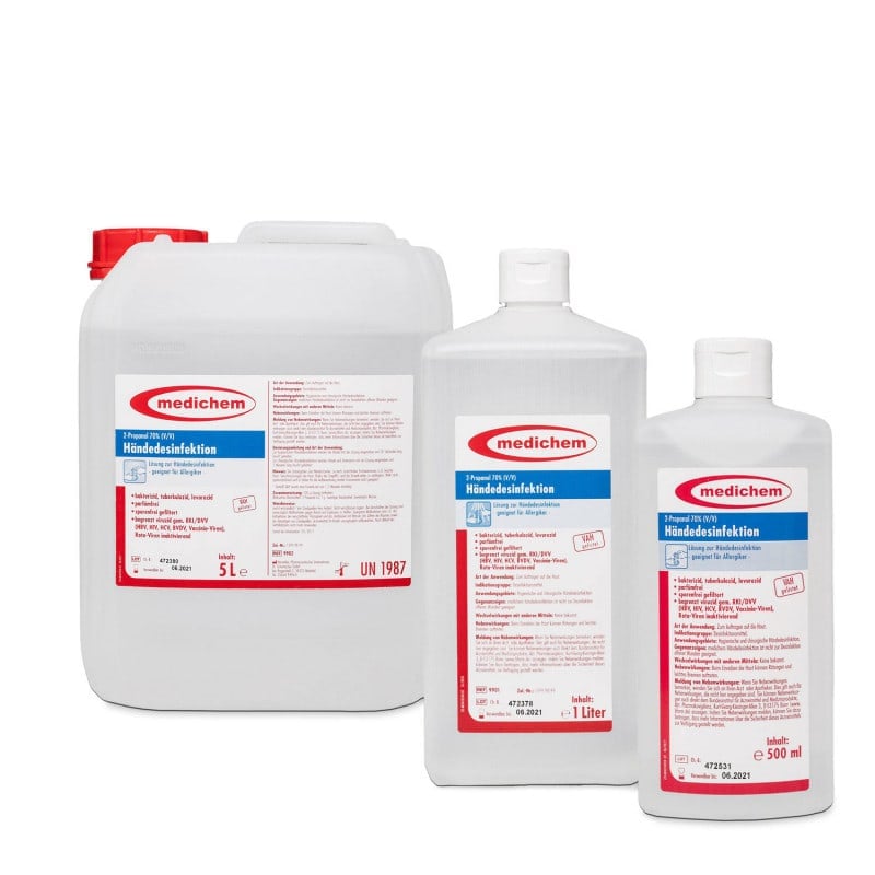medichem Hand Sanitiser 1000 ml Medvana UK