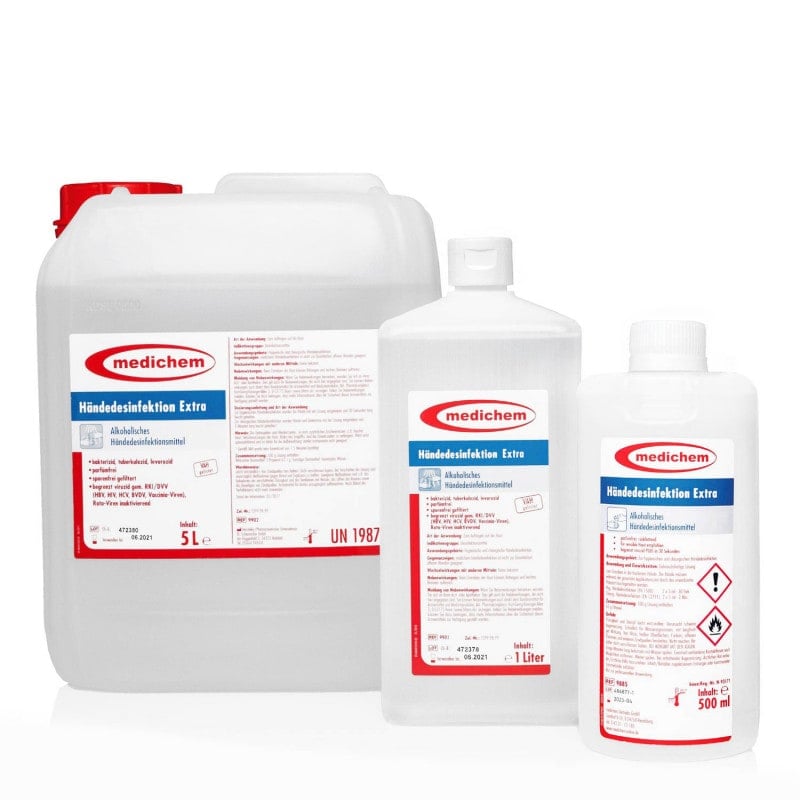 Hand Sanitiser Extra 500 ml Medvana UK