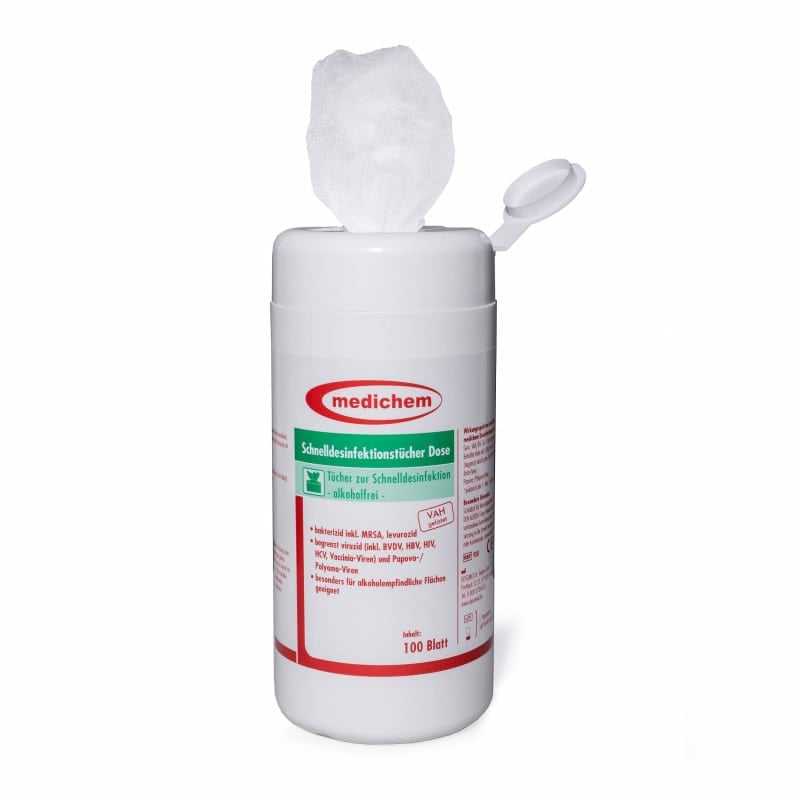 Rapid Disinfecting Wipes dispenser tub