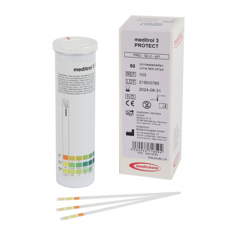meditrol® 3 Urine Test Strips Medvana UK
