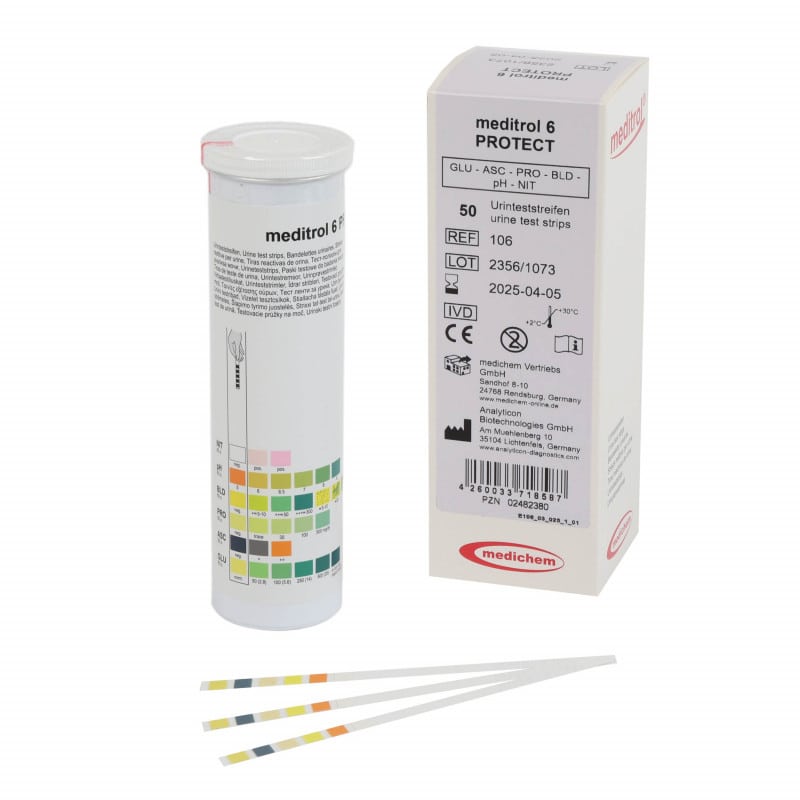 meditrol® 6 Urine Test Strips Medvana UK