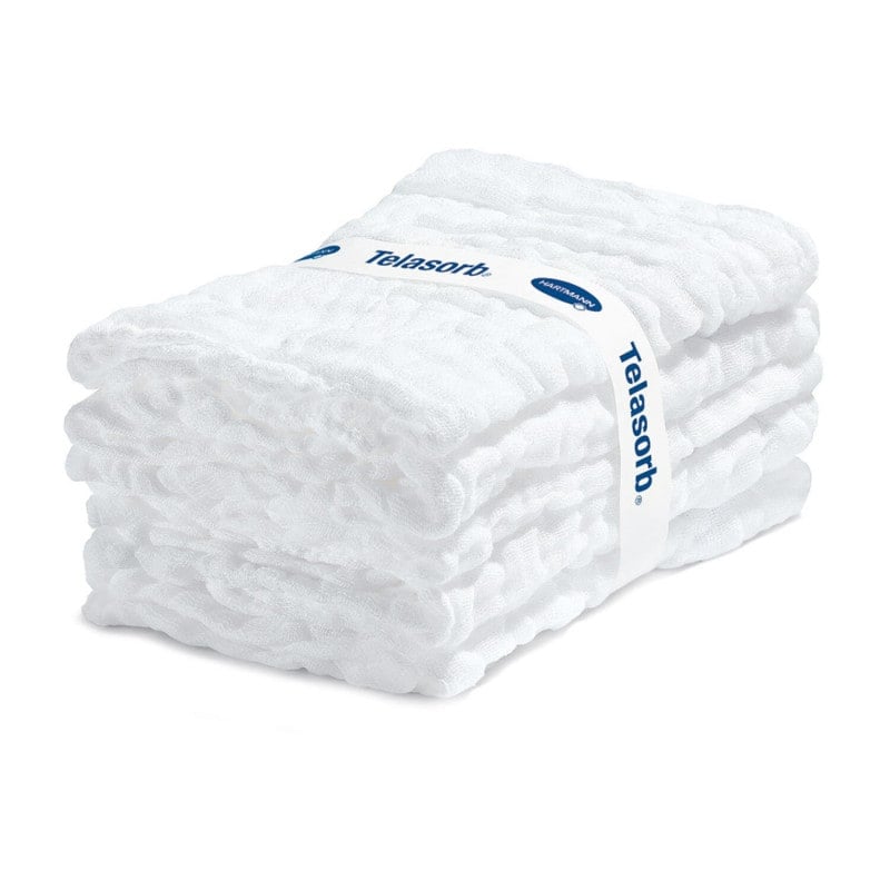 Telasorb® non-sterile (white) 90 x 8 cm, 4-ply, 30 x 5 pcs Medvana UK
