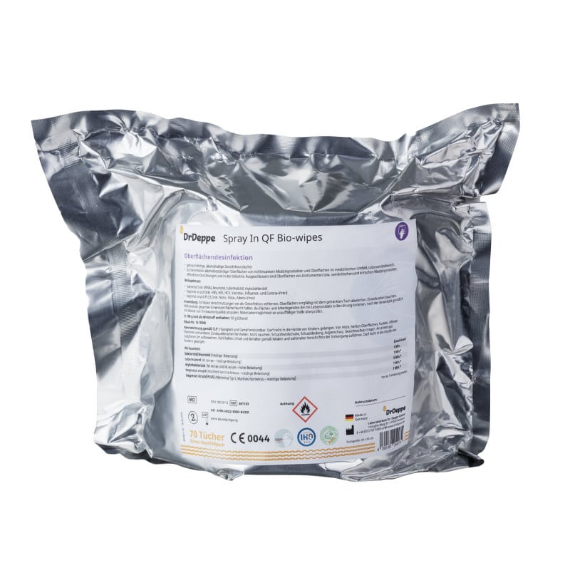 Spray In QF Bio-Wipes Refill Pack Medvana UK