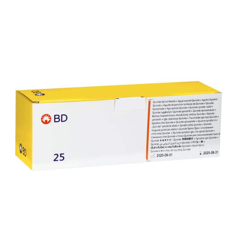 BD® Quincke NRFit™ Spinal Needles 25G (0.5 x 76.2 mm) Medvana UK
