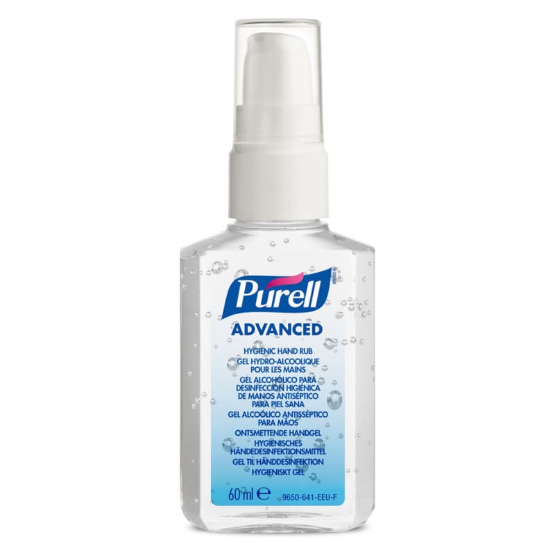 Purell Advanced Hygienic Hand Rub 60 ml pump bottle Medvana UK