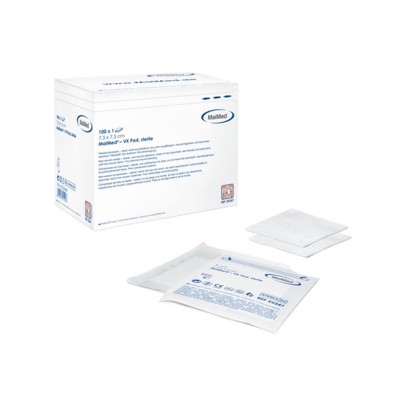 MaiMed® VK Pad sterile 10 x 10 cm Medvana UK